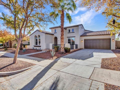 Welcome to Verrado's Main Street District! This beautifully crafted 3-bedroom, 3.5-bath home offers a perfect balance of style and functionality. Set on a desirable lot with no neighbors behind, you'll enjoy ultimate privacy and stunning desert views...