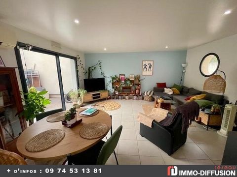 Fiche N°Id-LGB167668 : Beziers, secteur Avenue jean moulin, Maison jardin parkings d'environ 77 m2 comprenant 3 piece(s) dont 2 chambre(s) + Jardin de 35 m2 - Construction 2014 Contemporaine - Equipements annexes : jardin - terrasse - parking - doubl...