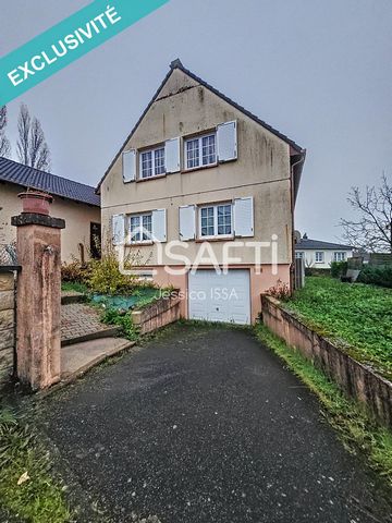 Maison de 100m2 située à Sarreguemines. Elle est implantée sur un terrain de 600 m² et dispose de 3 chambres. Cette maison se distingue par sa grande pièce de vie avec cheminée , une cuisine équipée qui s'ouvre sur une vaste terrasse, idéale pour pro...