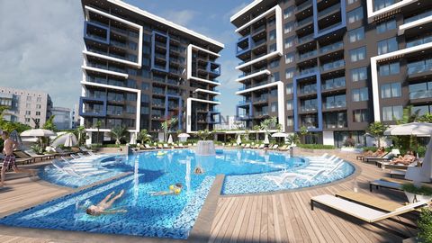 Apartamento en venta La propiedad está ubicada en el corazón de Alanya. A poca distancia se pueden encontrar cafeterías, restaurantes, hospitales, farmacias, colegios, bancos, supermercados, tiendas, bares y transporte público. Alanya pertenece a la ...