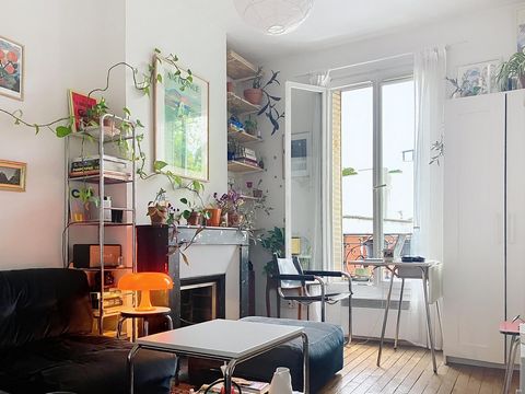 2/3 pièces de charme sur rue calme