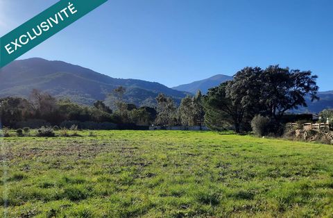 Terrain à bâtir à Sorède avec vue sur les Albères