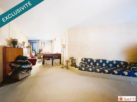 Appartement de 100m² avec travaux, cave et parking