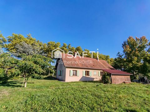 Maison plain-pied, 3 chambres et joli terrain.