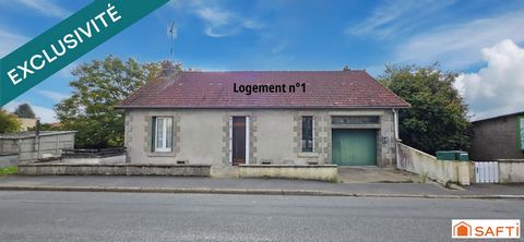 Immeuble à rénover comprenant 3 logements.