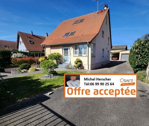 Cette maison bi-famille ou investissement locatif se trouve à Sainte-Croix-en-Plaine