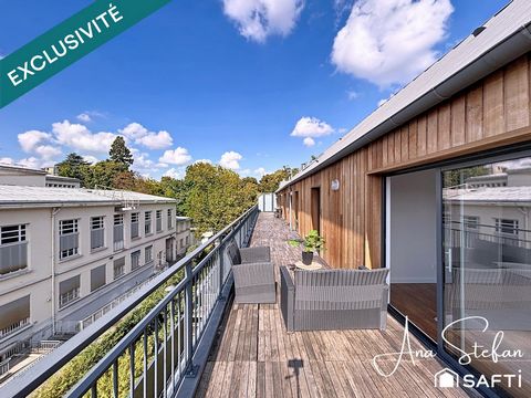 Penthouse d'exception 98.5 - Terrasse 57 m2 - Surface aménageable 22 m2 Antony hyper centre