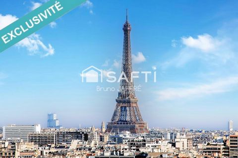 Paris 15 - vue Tour EIFFEL - 81 m², 2 ou 3 CH, terrasse 9 m²