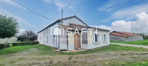 Maison d'habitation à rénover 240m² possible ( 3/4 chambres) + dépendance.