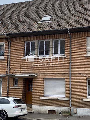 Béthune - Maison à rénover 4 ch - petit budget