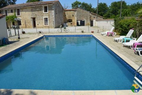 GITE COMPLEX. OWNERS ACCOMMODATION PLUS 5/6 GITES, WITH POOL Located just a few minutes drive from the town of Ruffec and with good transport links, this gite complex represents an outstanding business opportunity. The owners accommodation has been d...