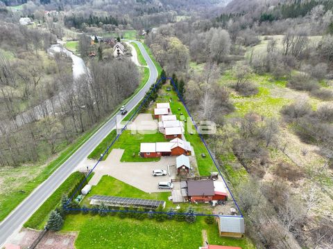 A recreation and leisure center in the heart of the Bieszczady Mountains for sale. The property is located at the Great Bieszczady Loop. The whole includes 9 houses on a plot of 2485 m / 2.6 houses were built in 2006, and the remaining 3 larger ones ...