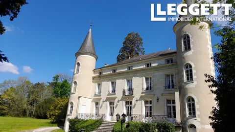 A20717AF37 - This beautiful château dating from around the turn of the 18th century was built on the site of a previous chateau destroyed during the revolution and sits in fully enclosed parkland of approximately 11 acres with a lake and several huge...