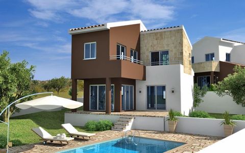 Two Bedroom Detached Villa For Sale In Pissouri, Limassol - Title Deeds (New Build Process) Ideally nestled on the highest hilltop of Pissouri village overlooking Pissouri Bay, one of the best beaches on the island. Just off the main Paphos to Limass...