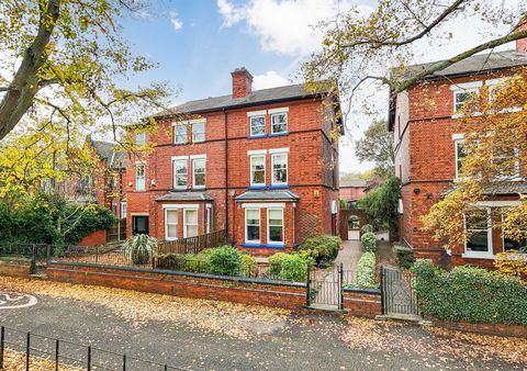 The property is entered via an ornate stained-glass door and leads through to a welcoming entrance hall with stairs leading to the first and second elevations along with original tiled flooring. The accommodation briefly comprises of two grand recept...