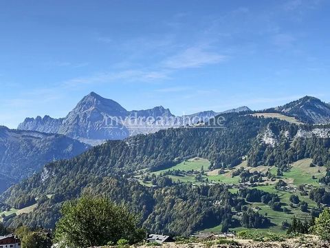 SPECIAL INVESTOR - Land with chalet in Notre-Dame-de-Bellecombe (73590) Great potential for this chalet to be completely renovated or demolished to make the most of the constructible land. In a prime location (view of Mont Charvin and at the bottom o...