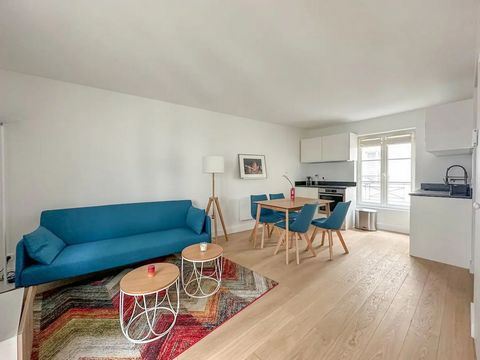 Bienvenue dans ce captivant appartement T2 situé au 2ème étage d'un superbe et lumineux immeuble du 2ème arrondissement de Paris. Doté d'une surface habitable confortable de 32m2, cet appartement magnifiquement rénové offre un mélange harmonieux de m...