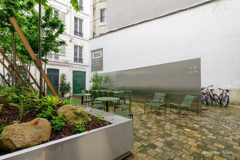Studio avec canapé-lit au cœur de Paris avec salle de sport, jardin commun et espace de coworking