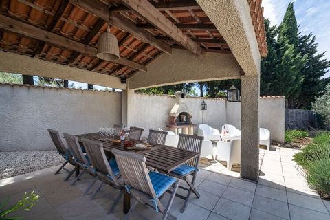 Resting in Pouzols-Minervois, this is a fantastic 3-bedroom villa with a private swimming pool. You can soak up in the sun on the sun loungers before taking a refreshing dip in the pool. The villa suits a family or a group of 6 persons. The little vi...
