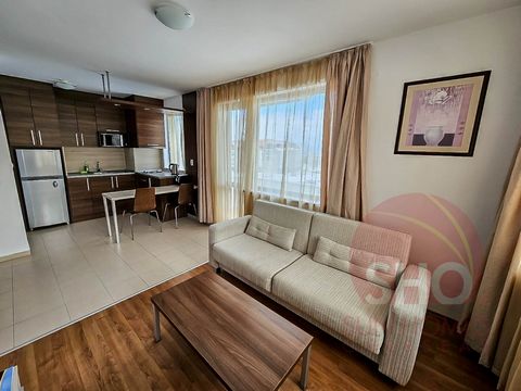 Viewing is recommended of this 1 bedroom first floor apartment which is to be sold furnished. The property consists of an entrance , fully tiled bathroom with shower cabin, fully equipped kitchen with white goods, dining table/chairs, lounge area wit...