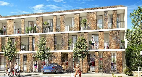 NEAR THE HISTORIC VILLAGE BORMES LES MIMOSAS 83230, IN THE DISTRICT OF PIN TRES APPRECIATES FOR ITS BALANCE BETWEEN A RESIDENTIAL ATMOSPHERE AND AN OFFER OF SHOPS AND SERVICES NEARBY, A NEW SECURE PREMIUM RESIDENCE 'CAP LEVANT', OFFERS A 3-ROOM APART...