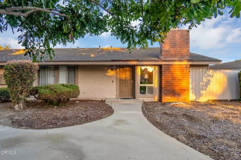 Welcome to this pristine, and well-maintained 2 bedroom, 1 bath, cozy condo. This unit is ideally located in the sought-after Orchard Lane community in North Oxnard. Some great interior features include Wood-like flooring, high vaulted ceilings, a wo...