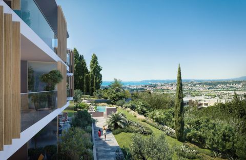 New Nice Ouest Lanterne : New program with beautiful sea views. From 2 rooms to 5 rooms in Penthouse, small residence of 17 apartments with terrace for sale. In a residential area close to all amenities, this new real estate program offers a beautifu...