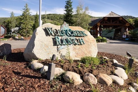 Die Wolf Creek Ranch ist Utahs führende Outdoor-Lifestyle-Community. Alle Häuser sind sorgfältig in das Berggelände integriert und in eine Naturschutzdienstbarkeit eingebettet, um sicherzustellen, dass die natürliche Umgebung ein Paradies für Ihre Fa...