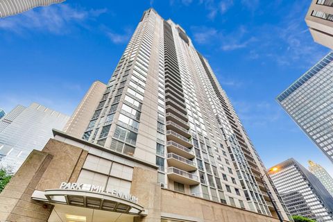 This beautiful 1-bedroom, 1-bathroom residence in the esteemed Park Millennium offers modern living with a touch of elegance. Enjoy the convenience of an in-unit washer/dryer and stainless-steel appliances. Step out onto your private balcony to take ...