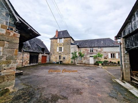 19310 Brignac la plaine : Corps de ferme avec dépendances et terrains. Budget 315000 euros HAI, honoraires charge vendeurs. Entre la Corrèze et la Dordogne, à proximité de L'A20 et l'A89, ce corps de ferme vous séduira part ses volumes et ses diverse...