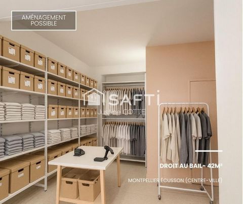 34 000 Montpellier – Droit au bail 42 m² Écusson