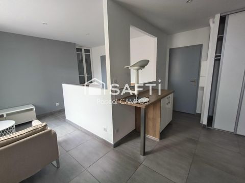 Studio de 23m² en RDC équipé d'un lit, cuisine tout équipé, tv ...