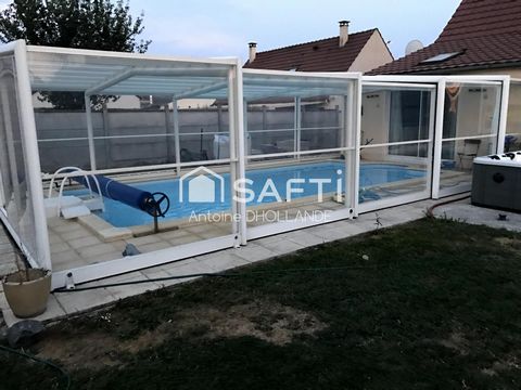 Maison récente avec sous sol complet et piscine