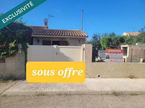 Saint Laurent d'Aigouze, Maison de 78 m2 3 pièces jardin et garage.