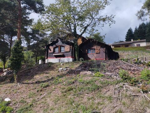 Chalet à restaurer sur terrain de 1400m² env.