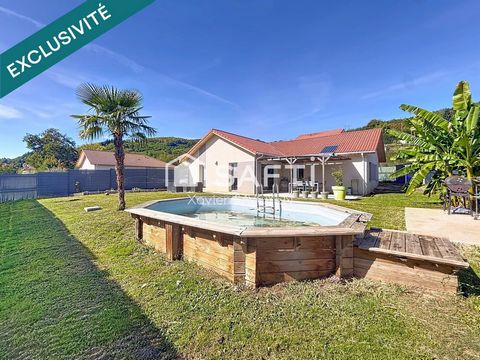 Maison T4 de plain-pied 100m², terrain et piscine