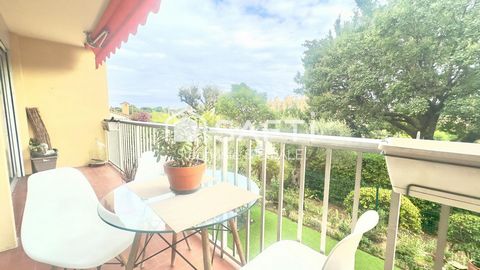 Charmant 3 pièces lumineux avec balcon, parking et cave à Antibes (06600)