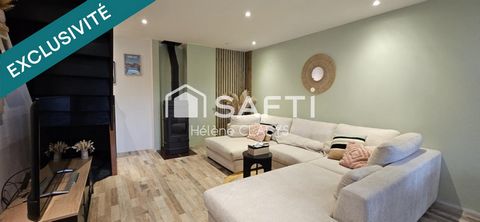 Maison semi mitoyenne - semi plain pied - 3 chambres - Jardin