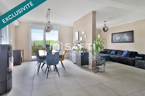 Maison individuelle de 136 m² habitable avec vue sur champs