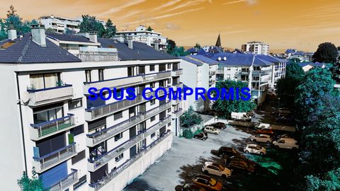 EXCLUSIVITE St Julien-en-Genevois centre Appartement T1 de 36,49 m² en avant dernier étage avec vue dégagée...SOUS COMPROMIS