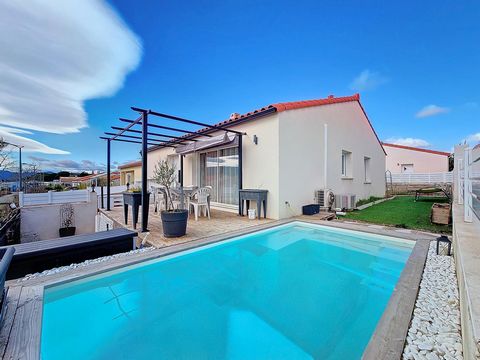 Superbe villa de plain pied avec piscine et garage