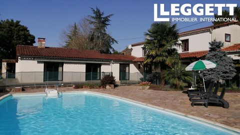 A18877FBU85 - This beautiful property is set in a small hamlet in the heart of the Vendée, only 2km from the town of La Chataigneraie. The ground floor comprises a large lounge with stone fireplace, a dining room, and modern kitchen and a toilet. Als...
