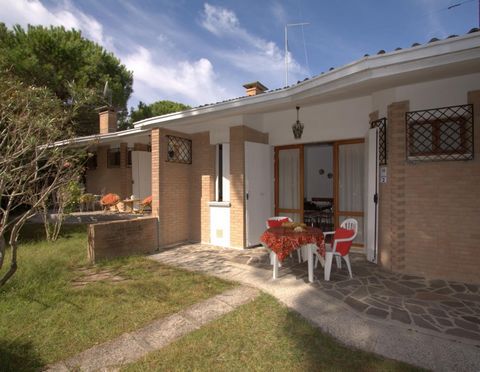 Three two-family bungalows, about 500 m from the beach, located in a verdant and quiet area. Shops around. Garden-terrace and reserved parking place. For all guests free washing-machine in common use. Comfortably furnished apartments with Sat-TV, mic...