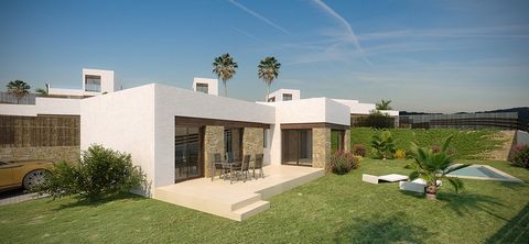 New villa in Finestrat for 445000 euros Three bedrooms three bathrooms living room kitchen The plot area is 500 m2 the area of the house is 120 m2 Near the shopping area of La Marina to Benidorm 5 minutes by car as well as to the beach of La Cala Ali...