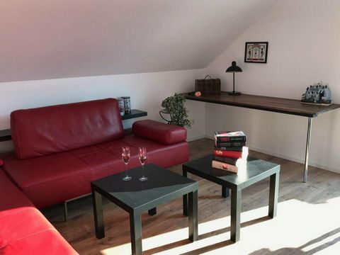 New Apartment Close to Frankfurt am Main New modern style apartment in a quiet residential area. The Private apartment is located on the 1st floor of the house. Sleeps up to 4 people with 1 bedroom, two sofa beds in the large living room. To put up a...