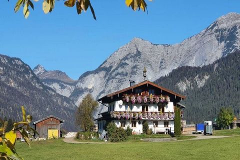 In this cozy holiday apartment in Saalfelden, families and friends can spend a wonderful holiday on the farm. The apartment is part of an organic hay milk farm, which is surrounded by lush meadows and is beautifully situated at the foot of the Steine...