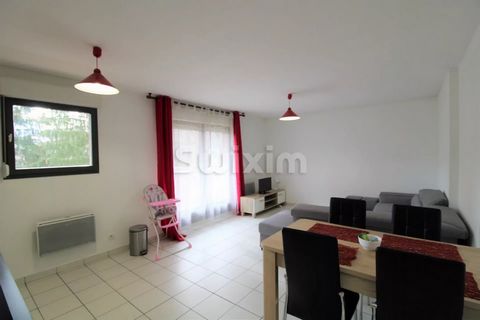 Ref 67615PVR: Annecy center, 5 minutes from the train station on foot and the old town, in a senior residence, T2 apartment including a large entrance corridor, a kitchen open to the living room giving access to a large balcony of approx. m², a bedro...