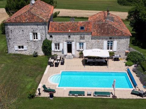 If this property were on TripAdvisor it would surely be awarded 5 stars. Formerly a chapel, steeped in history, this is a perfect mix of original charm and modern convenience.  The golden Charentaise stone glistens in the warm sunshine, the pool spar...