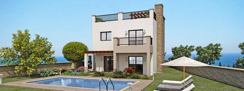 Premier Residences Villa No. 2 in Phase 30 is a 3 bedroom villa for sale in the famous Venus Rock Golf Resort in Cyprus. The villa enjoys a private swimming pool and is designed in a large plot. ARD00000594