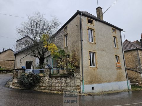 In the heart of the village of ARCENANT, a small village in the high coasts, between DIJON and BEAUNE and 10 minutes from NUITS-SAINT-GEORGES. Real estate complex composed of 2 dwellings of about 165m2 + 2 BEAUTIFUL CELLARS + BASEMENT (workshop) + AT...